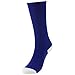 BABIBEAN Knee High Football/Basketball Crew Socks For Kids Blue/White 8-12 Age Size M