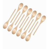 Kitchen Wooden Spoons Mixing Baking Serving Utensils Craft Puppets 10 inch - Set of 12 ROUNDSQUARE