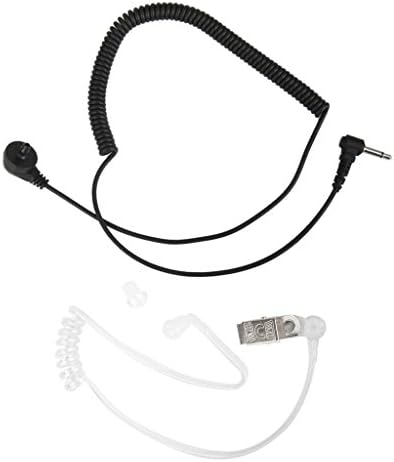 P Prettyia セール特価品 トランシーバーウッドヘッドセット用3 5mm聴取専用音響管イヤーピース
