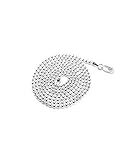 Round Bead Ball Sterling Silver 1.5mm Chain Necklace 16