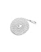 Round Bead Ball Sterling Silver 1.5mm Chain Necklace 16