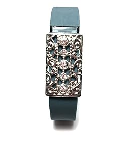 Image of Fashion Wristband for Fitbit Flex with Clasp Wireless Activity-fitness Band Bling Accessory- Dress Outfit.