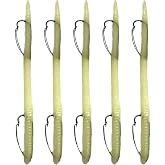 Delong Lures Weedless Pre-Rigged Fishing Lures Bass Set, Pike, and Anything in Between - Made in USA - Extra Durable Soft Plastic Swimbaits for Bass Fishing Lures - 5 PCS Bass Baits and Lures Pack