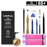 3300 mAh High Capacity Battery for iPhone 6S Plus with Complete Replacement Tool Kit, Two Sets of Adhesive Tape and Instructions Included by LOCTUS 24 Months Warranty
