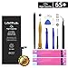 3300 mAh High Capacity Battery for iPhone 6S Plus with Complete Replacement Tool Kit, Two Sets of Adhesive Tape and Instructions Included by LOCTUS 24 Months Warranty