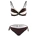 Mysuntown Women Push Up Bikini Padded Swimsuit Bikini Set Bathing Suit