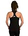 Delfin Spa Women's Heat Maximizing Neoprene Anti Cellulite Underbust Racerback Exercise Tank, Black, Large