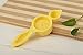 Home Value Round Carved Plastic Maamoul Mold Press, Middle Eastern Cookie & Cake Mold, Yellow (COOKIECUTKAAB228)