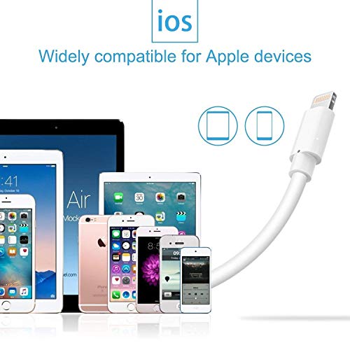 USB Cable, Quntis 3Pack 3ft Phone Charger Cable Fast Charging and Syncing Cord Compatible with iPhone X 8 Plus 7 Plus 6S Plus 6 Plus 5 5S 5C SE iPod iPad Pro and More, White