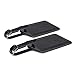 SWISSELITE 2 Pack Luggage Tag, Travel Bag Labels, PU Leather Luggage Tags Identifier for Suitcases
