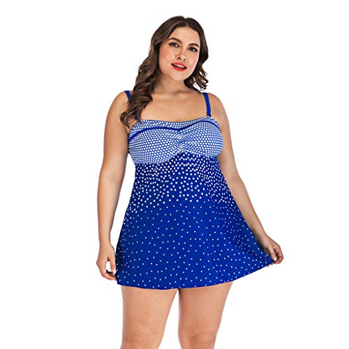 Fabal Womens Plus Size Printed Split Briefs Swimsuit Swimwear Push Up Beach Bikini Sets