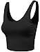 Fifth Parallel Threads FPT Basic Crop Tank Top Black L