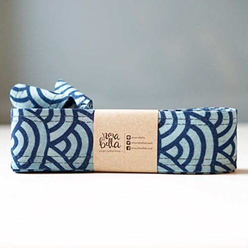 NARABELLA Hand Made Yoga Stretching Strap with Handling Loops, Dance, Exercise, Rehabilitation Physical Therapy, yoga matt strap, 200cm/80inch (Indigo1)