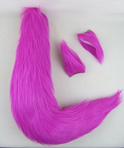HappylifehereUnisex Fox Ears and Tail Costume Set Fancy Dress on Halloween Party