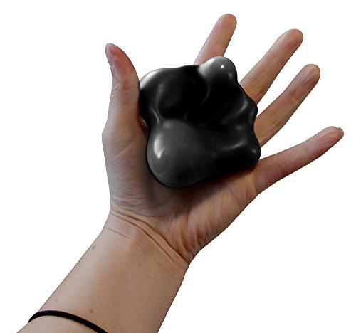 Handstands Smooosh Ball Memory Foam Stress Relief Ball - Black