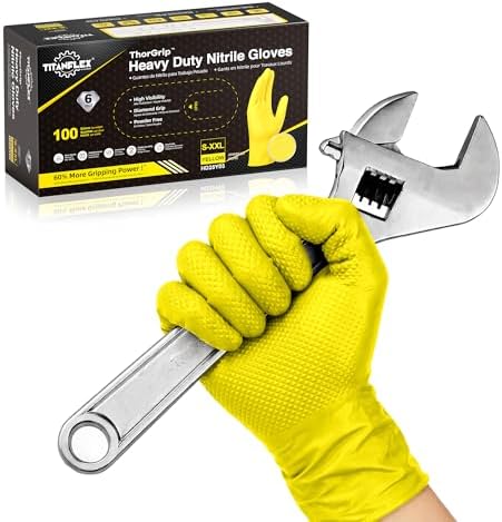 SAS Safety 66574 Astro-Grip Powder‐Free 7 Mil Nitrile Gloves, X