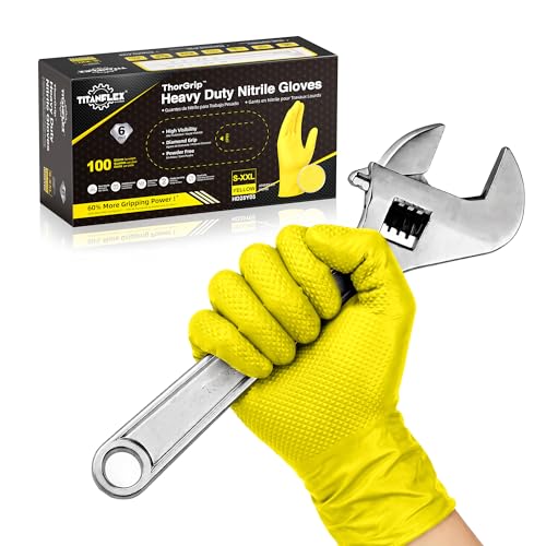 TitanFlex Heavy Duty Nitrile Gloves