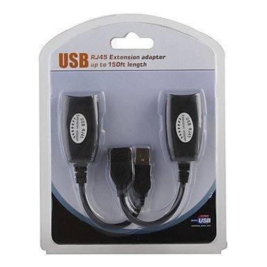 SMAKN&Acirc; USB Over Cat5/5e/6 Extension Cable RJ45 Adapter Set