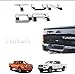 Auto safety 3D Raised Tailgate Letters for Toyota Tundra 2014 2015 2016 2017 2018 2019 Zinc Alloy Emblem Inserts (Chrome)