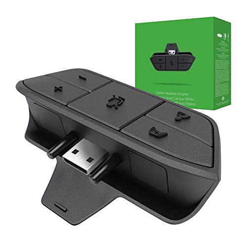 Stereo Headset Adapter, AOLION Audio Mic Headphone Converter for Xbox