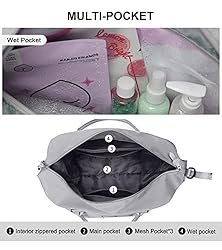 HYC00 Travel Duffel Bag,Sports Tote Gym