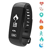 iSTYLE M2 Smart Band Bluetooth Wristband Blood Pressure/Blood Oxygen/ Sleep monitor /Heart Rate Monitor/Pedometer Fitness Tracker For IOS Android Smart Phone (Black)