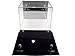 Better Display Cases Acrylic Baseball Cap Display Case with Gold Risers and Mirror (A006-GR)