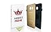 MobilePrime Gold Replacement Back Glass Back Cover Compatible for Samsung Galaxy S7 Edge