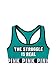 Victoria's Secret Women's PINK Cotton Bra Top Small The Struggle is Real