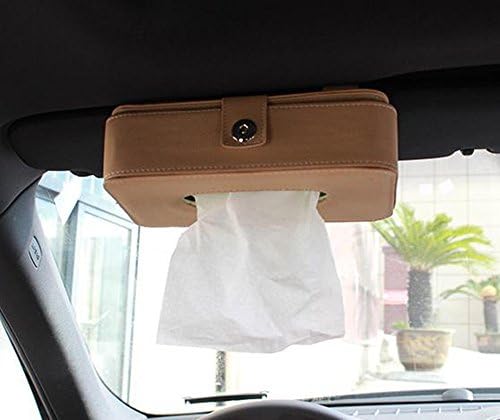 車用ティッシュカバー Puレザー サンバイザー 車用ティッシュホルダー 多機能 収納ポケット 便利 車用品 車用ティッシュケース 汎用 ヘッドレスト ヨシキ Yosicil B071hrdykw 1 550円 セール開催中最短即日発送 新作 人気 送料無料 激安 お買い得 キ フト