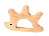 Grimm's Natural Wood European Baby Teether Grasping Toy (Hedgehog)