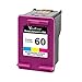 Valuetoner Remanufactured Ink Cartridges Replacement for HP 60 D8J23FN CC640WN CC643WN for Envy 100 110 120, Deskjet D1660 D2530, Photosmart C4680 D110a Printer (1 Black, 1 Tri-Color, 2 Pack)