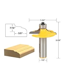 yonico 12164 cajón y frontal para puerta de clóset ribete clásica Router Bit vástago 1 2-inch