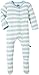 KicKee Pants Baby Essentials Print Footie, Pond Stripe, Newborn