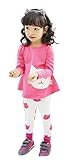 Upopby Girls Outfits Clothes Cartoon Long-Sleeved 2pcs Sweatshirt Pants Sets