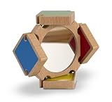 Melissa & Doug Color-Flap Mirror Wooden Clacking Toy