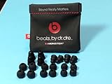 In-Ear Beats Black Carrying Pouch plus 20 pcs Monster Beats Black Replacement Eargels/Earbuds 4L, 4M, 4S, 8 Triple Flange (4S, 4L) for Dr.Dre, iBeats, Tour, Heart Beats by Lady Gaga, Diddy Beats, Power Beats, Gratitude, DNA, Diesel VEKTR, iSport Victory, iSport Immersion, Inspiration, ClarityMobile, NCredible N-Ergy, Street by 50, Lil Jamz, Turbine, Harajuku In-Ear Earphones