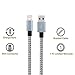Mribo 3PACK [3+6+10]FT Lightning Cable Nylon Braided USB Charging Cable USB Cord for iPhone,iPad,iPod.Latest Version(GRAY)