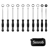 Senrob Carburetor Adjustment Tool Kit 10 Pcs, Tune-up Adjusting Tool for Common 2 Cycle Carburetor Engine (10 Screwdrivers with Case)