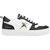 VINTAGE HAVANA Womens Aura Platform Lace Up Sneakers Shoes Casual - Black, Black, White