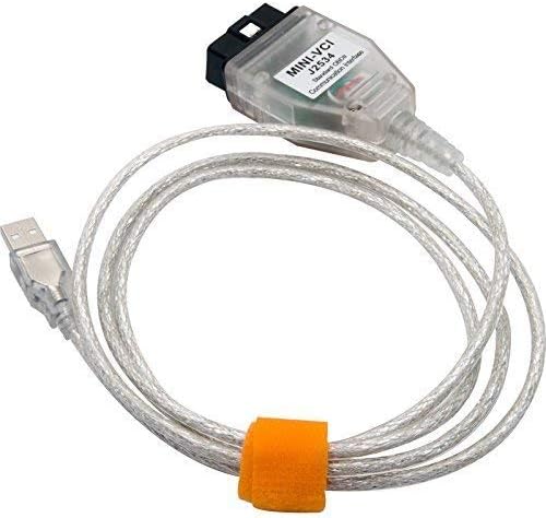 HugeAuto OBD2 Diagnostic Tool - Mini VCI J2534, Code Reader Cable for Techstream Software Including v13.00.022-b-obd Reader (1.5m) - Image 3