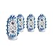 Go SMiLE Sonic Brush Head - Pack of 4 Replacements - Multiple Colors