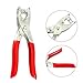 Wisehands Brass Eyelets and Setting Pliers Kit - Shoes Belts Bags Leather Fabric Vinyl - 100pcs Eyelets 4.5mm