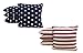 Johnson Enterprises, LLC 8 Standard Corn Filled Regulation Duck Cloth Cornhole Bags 17 Colors Available (You Pick)!! (Stars/Stripes)