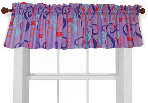 Room Magic Window Valance, Girl Teaset by Room Magic