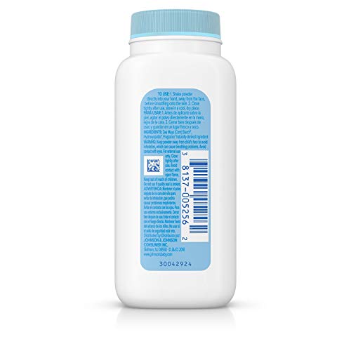 Johnson's Pure Cornstarch Baby Powder Oz Travel Size (Pack of