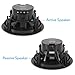 Ceiling and Wall Mount Speaker – Wireless Bluetooth 8″ Dual 2-Way Audio Stereo Sound Subwoofer Kit with, 360 Watts, in-Wall & in-Ceiling Flush Mount for Home Surround System – Pyle PWRC85BTthumb 1