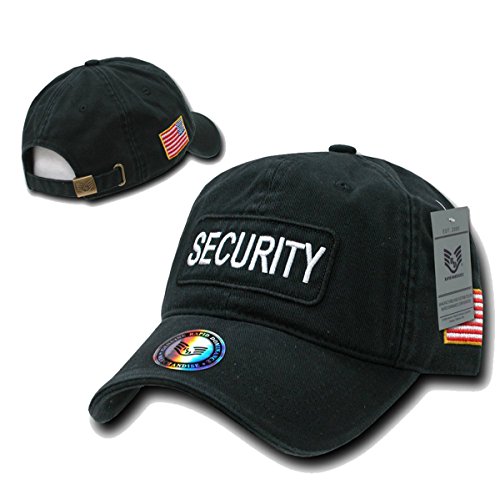 RAPID DOMINANCE Dual Flag Raid Caps Baseball Hat (Adjtable , SECURITY)