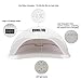 UV LED Nail Dryer, OUTTOP 48W/24W Double Power UV Nail Lamp Quick Dry Sun5 Curing Lamp with 4 Timer Setting Mode and Automatic Senor for Gel Nail Polish