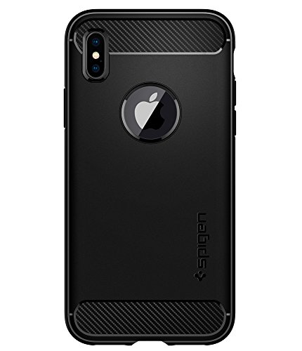 Spigen-Rugged-Armor-iPhone-X-Case-with-Resilient-Shock-Absorption-and-Carbon-Fiber-Design-for-Apple-iPhone-X-2017